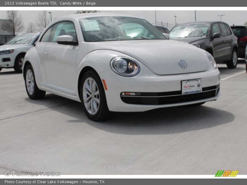Candy White / Beige 2013 Volkswagen Beetle TDI