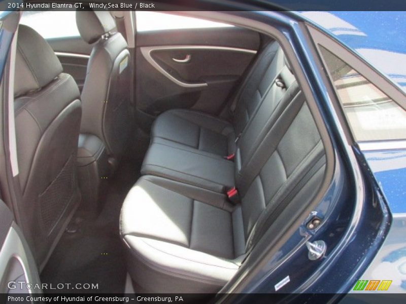 Windy Sea Blue / Black 2014 Hyundai Elantra GT