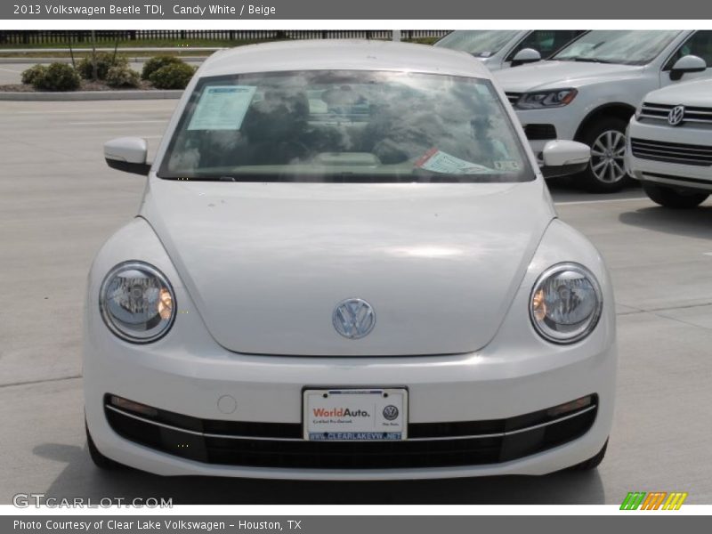 Candy White / Beige 2013 Volkswagen Beetle TDI