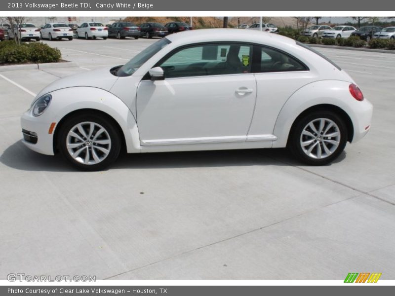 Candy White / Beige 2013 Volkswagen Beetle TDI