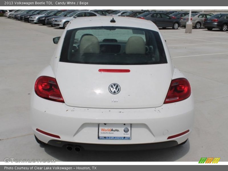 Candy White / Beige 2013 Volkswagen Beetle TDI