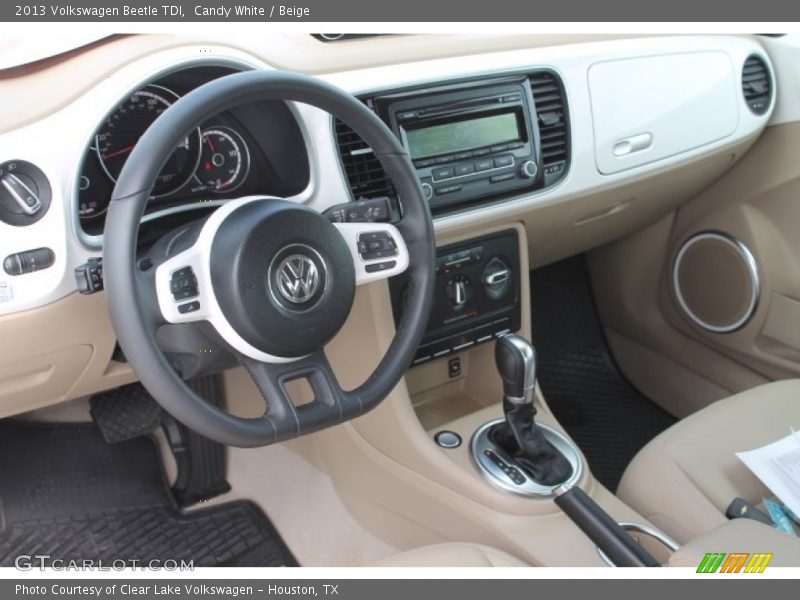 Candy White / Beige 2013 Volkswagen Beetle TDI