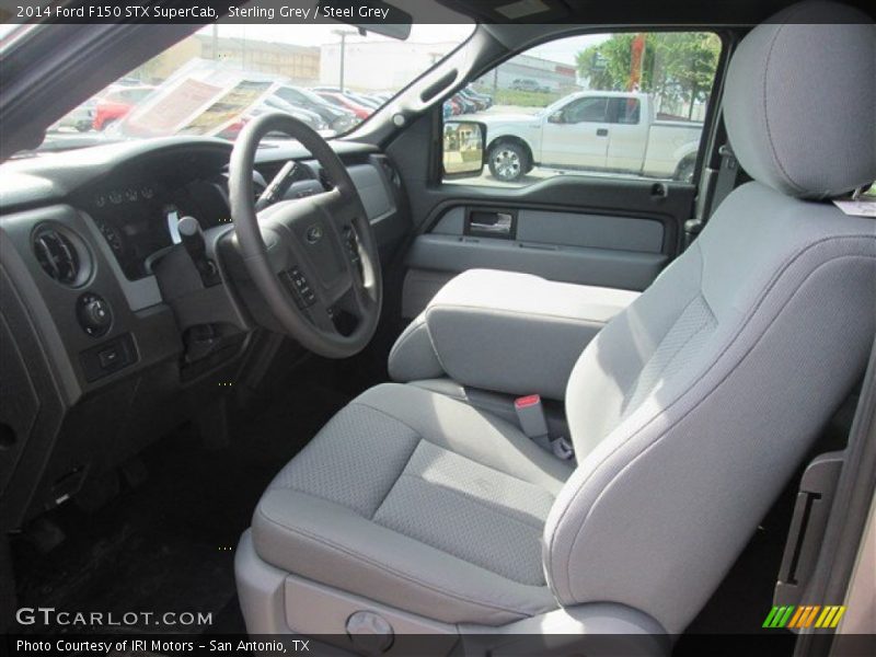 Sterling Grey / Steel Grey 2014 Ford F150 STX SuperCab