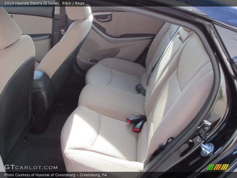 Black / Beige 2014 Hyundai Elantra SE Sedan