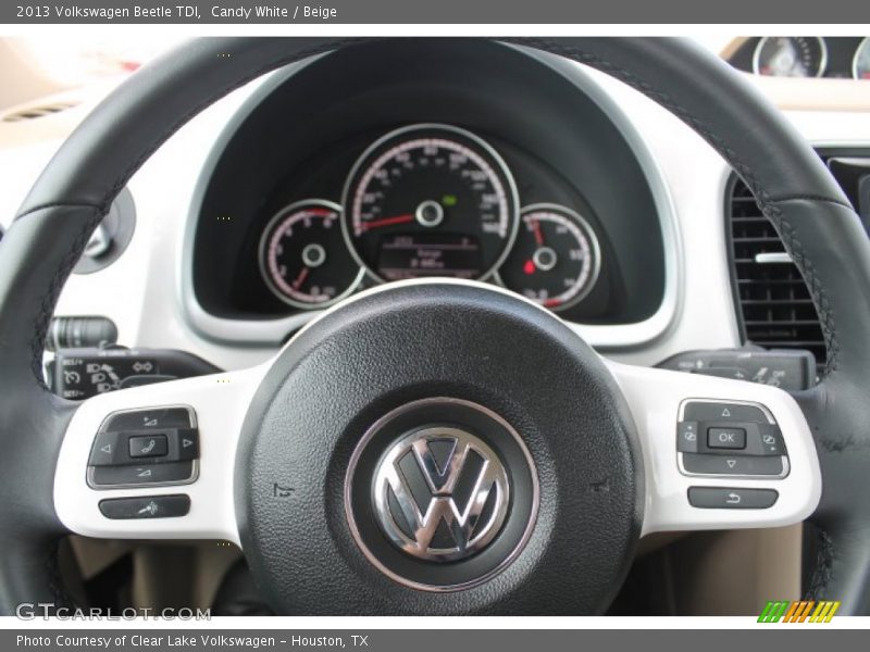 Candy White / Beige 2013 Volkswagen Beetle TDI