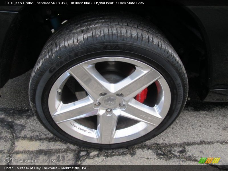 Brilliant Black Crystal Pearl / Dark Slate Gray 2010 Jeep Grand Cherokee SRT8 4x4