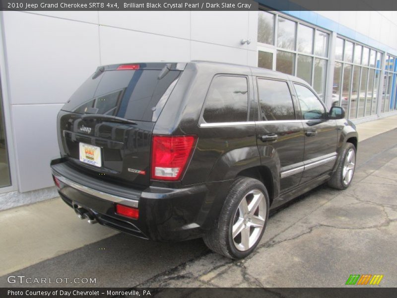 Brilliant Black Crystal Pearl / Dark Slate Gray 2010 Jeep Grand Cherokee SRT8 4x4