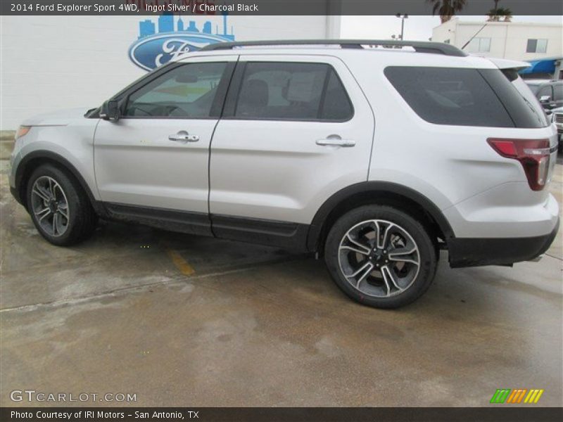 Ingot Silver / Charcoal Black 2014 Ford Explorer Sport 4WD