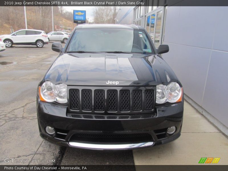 Brilliant Black Crystal Pearl / Dark Slate Gray 2010 Jeep Grand Cherokee SRT8 4x4