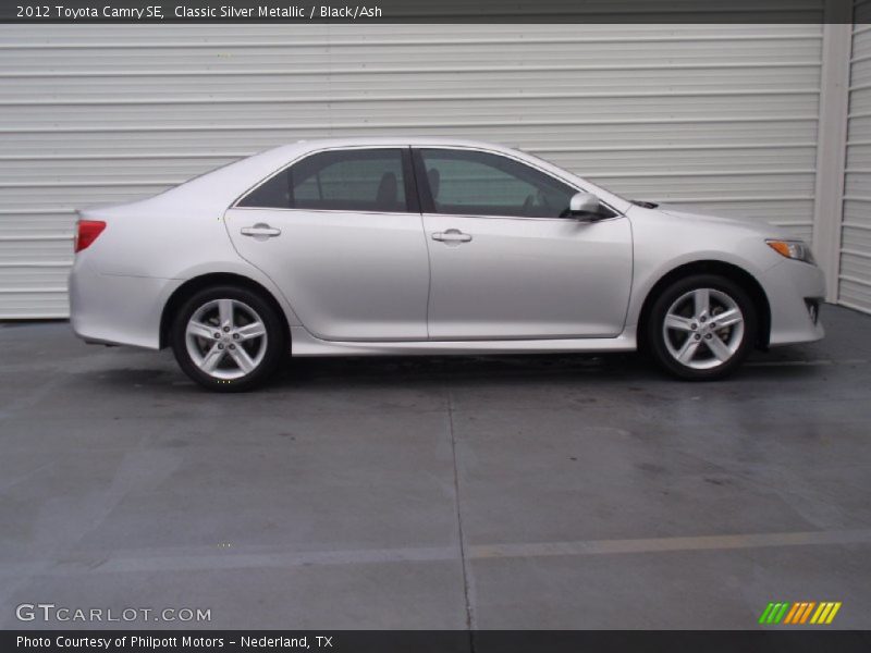 Classic Silver Metallic / Black/Ash 2012 Toyota Camry SE