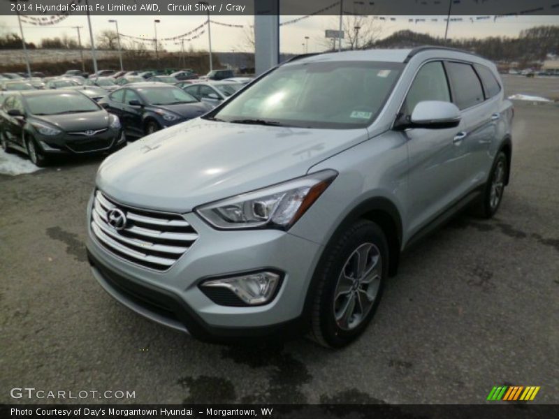 Circuit Silver / Gray 2014 Hyundai Santa Fe Limited AWD