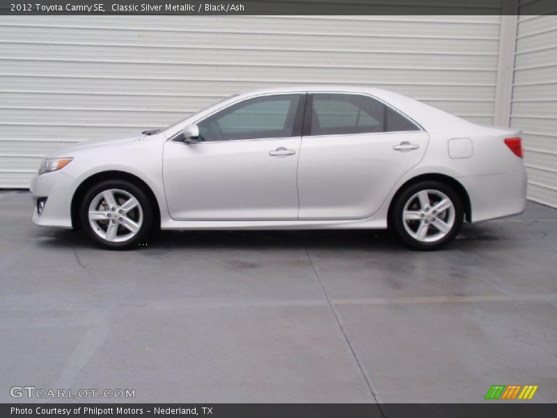 Classic Silver Metallic / Black/Ash 2012 Toyota Camry SE