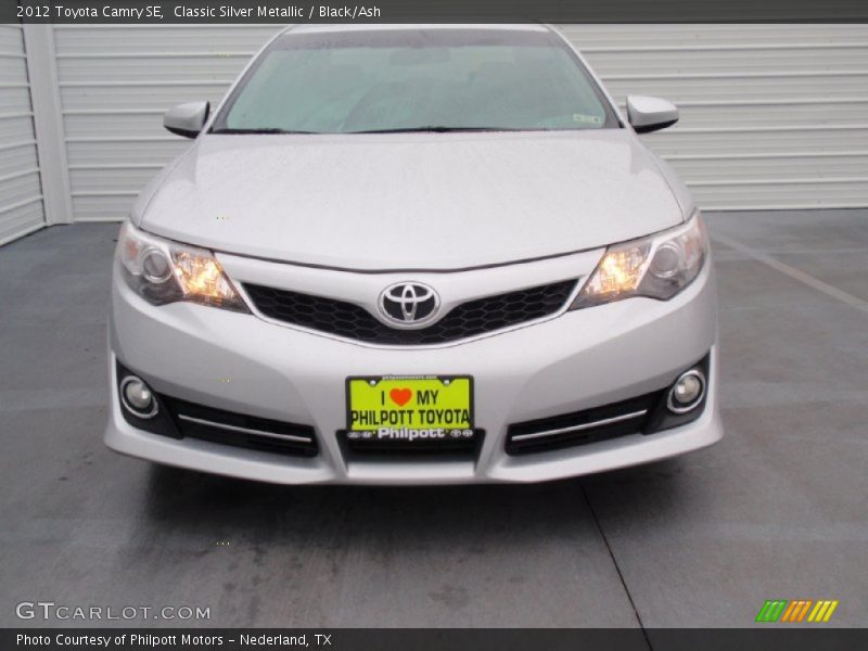 Classic Silver Metallic / Black/Ash 2012 Toyota Camry SE