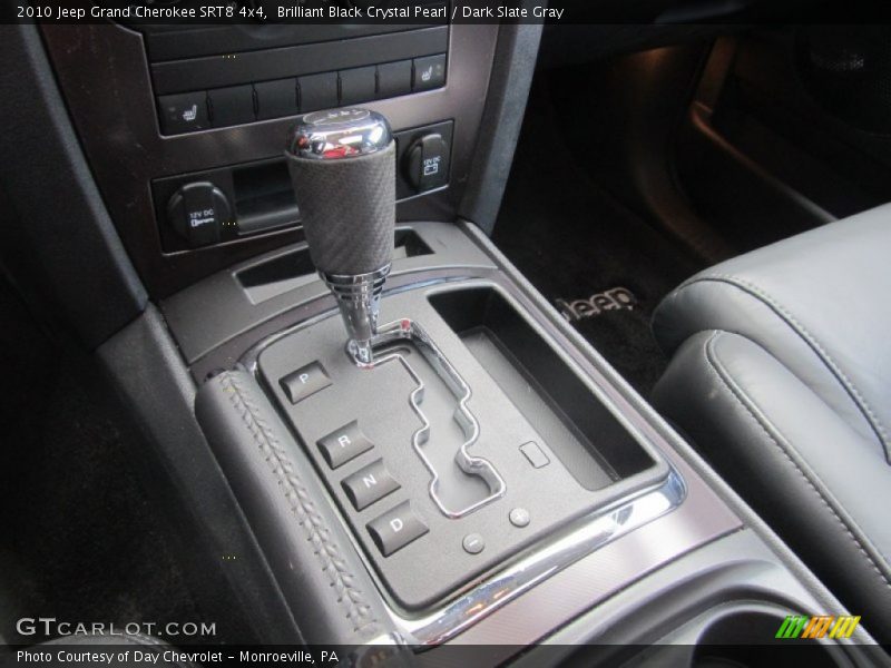 Brilliant Black Crystal Pearl / Dark Slate Gray 2010 Jeep Grand Cherokee SRT8 4x4