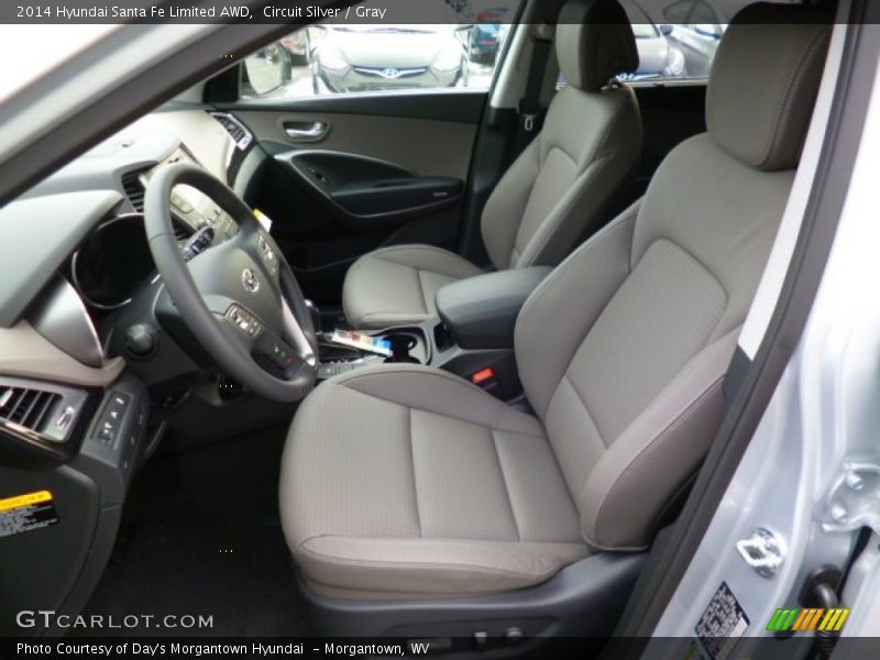 Front Seat of 2014 Santa Fe Limited AWD
