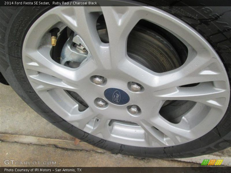 Ruby Red / Charcoal Black 2014 Ford Fiesta SE Sedan