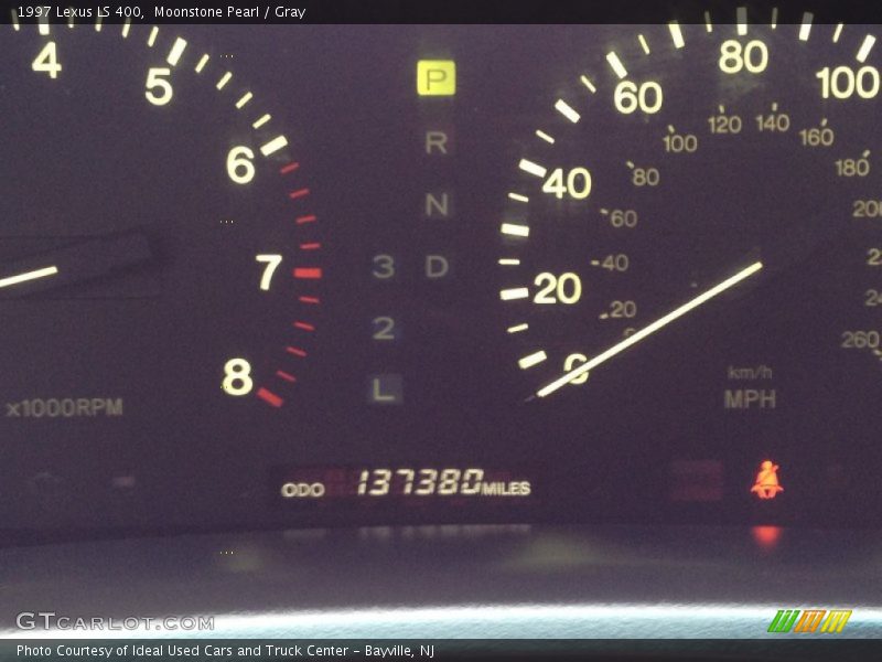 Moonstone Pearl / Gray 1997 Lexus LS 400