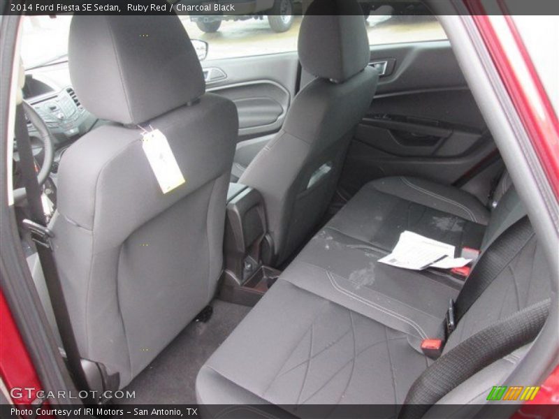 Ruby Red / Charcoal Black 2014 Ford Fiesta SE Sedan