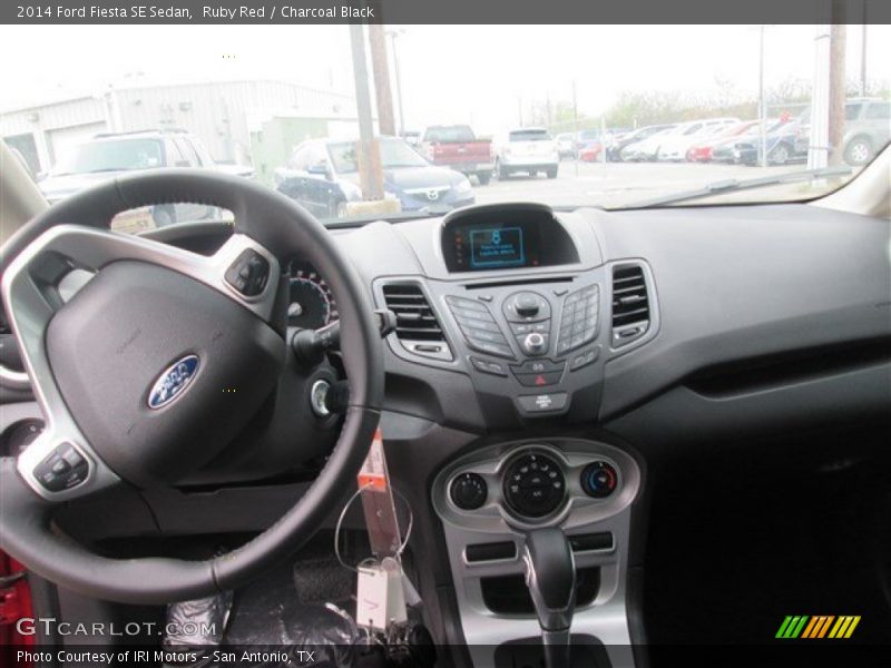 Ruby Red / Charcoal Black 2014 Ford Fiesta SE Sedan