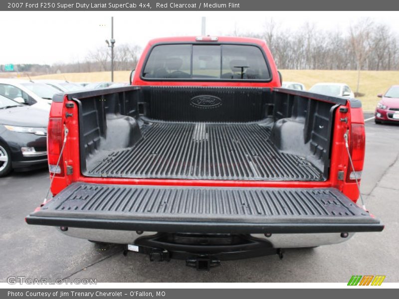 Red Clearcoat / Medium Flint 2007 Ford F250 Super Duty Lariat SuperCab 4x4