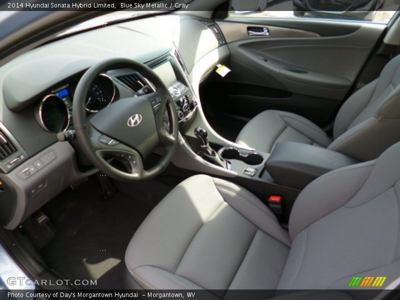  2014 Sonata Hybrid Limited Gray Interior