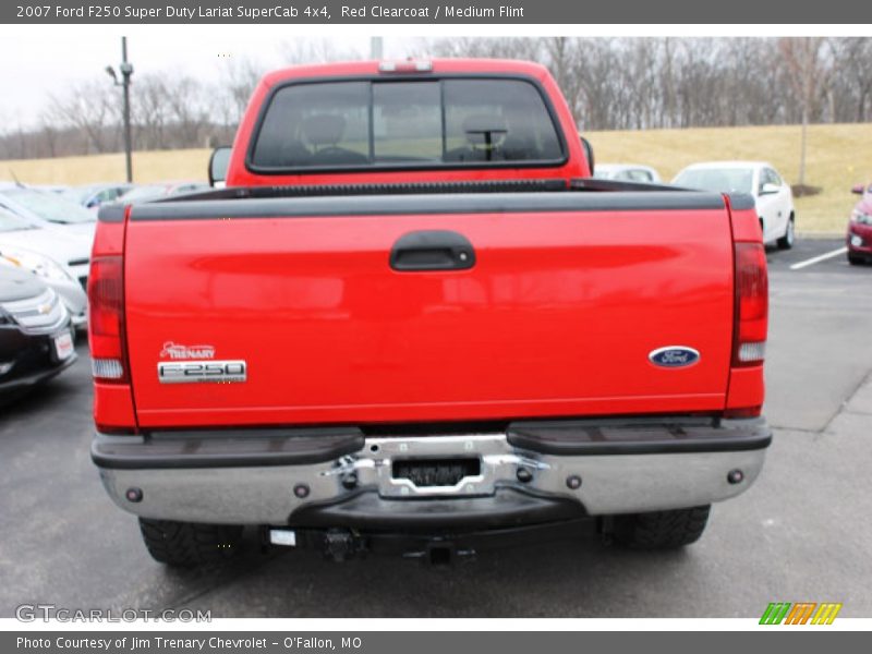 Red Clearcoat / Medium Flint 2007 Ford F250 Super Duty Lariat SuperCab 4x4