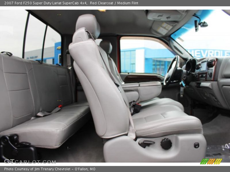 Red Clearcoat / Medium Flint 2007 Ford F250 Super Duty Lariat SuperCab 4x4