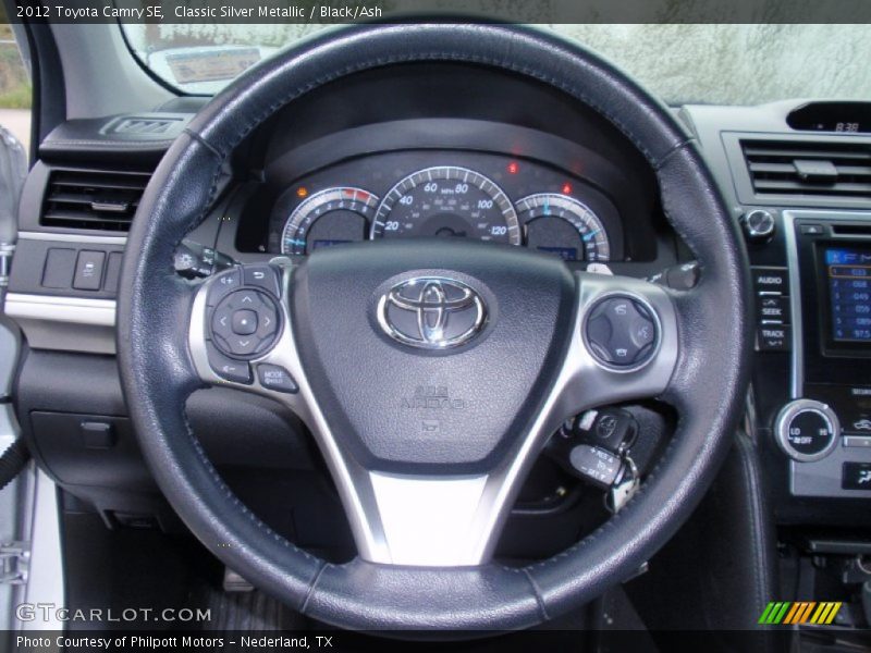 Classic Silver Metallic / Black/Ash 2012 Toyota Camry SE