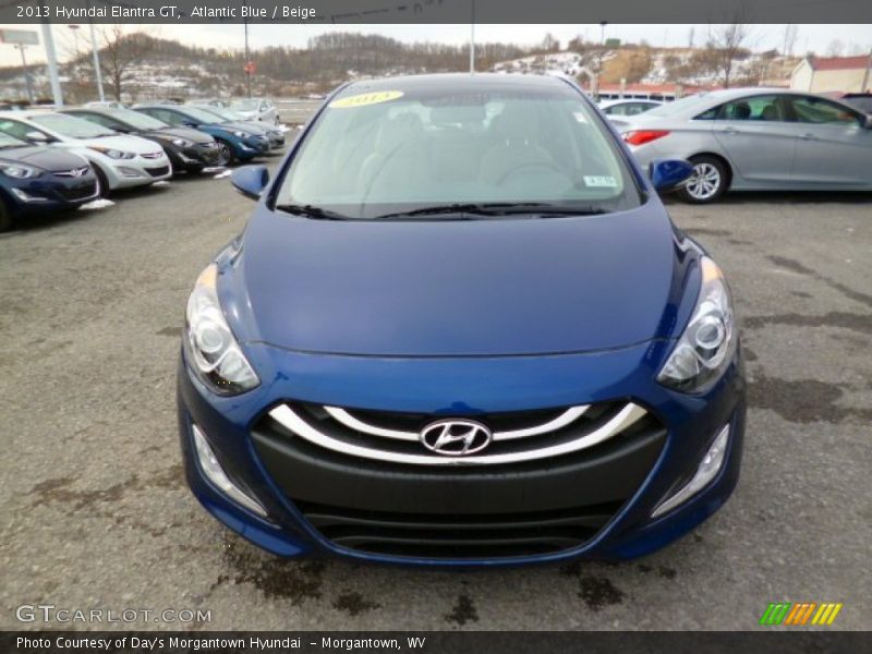 Atlantic Blue / Beige 2013 Hyundai Elantra GT