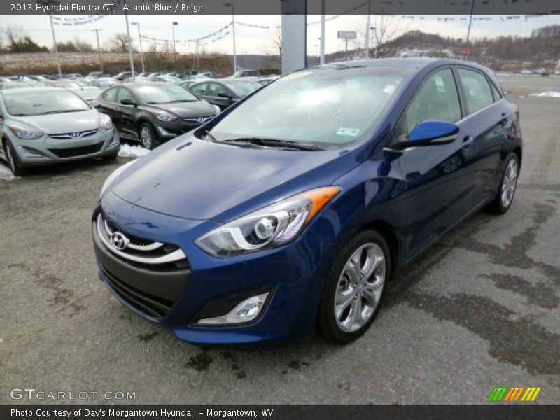 Atlantic Blue / Beige 2013 Hyundai Elantra GT