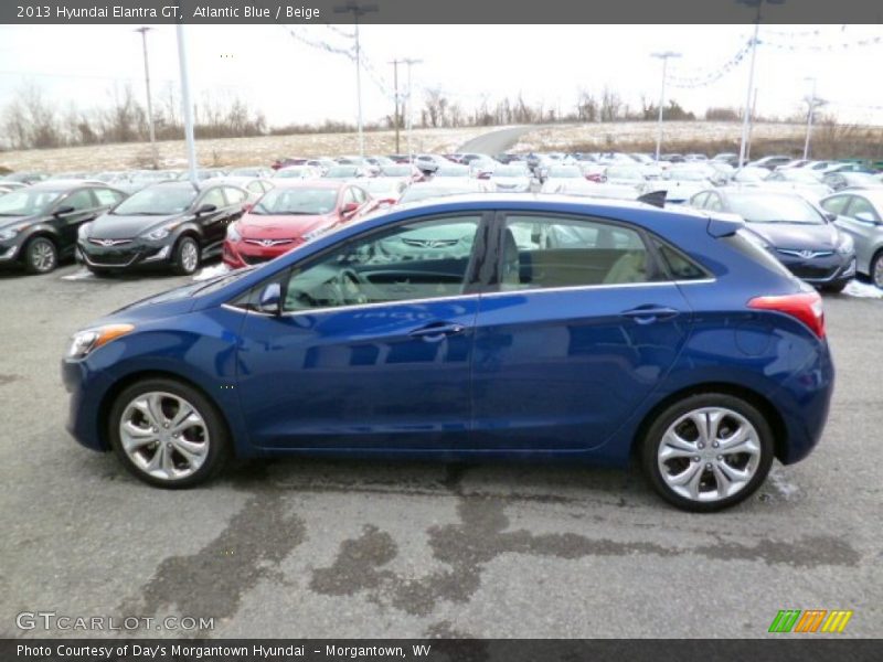 Atlantic Blue / Beige 2013 Hyundai Elantra GT