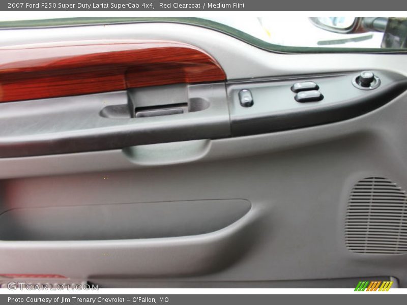 Red Clearcoat / Medium Flint 2007 Ford F250 Super Duty Lariat SuperCab 4x4