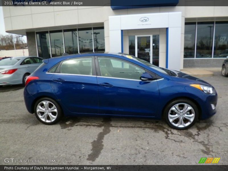 Atlantic Blue / Beige 2013 Hyundai Elantra GT