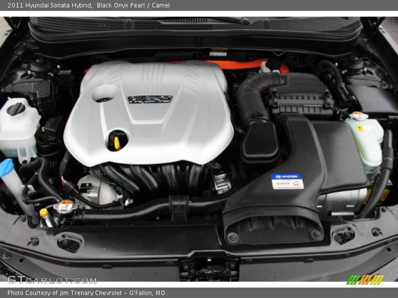 Black Onyx Pearl / Camel 2011 Hyundai Sonata Hybrid