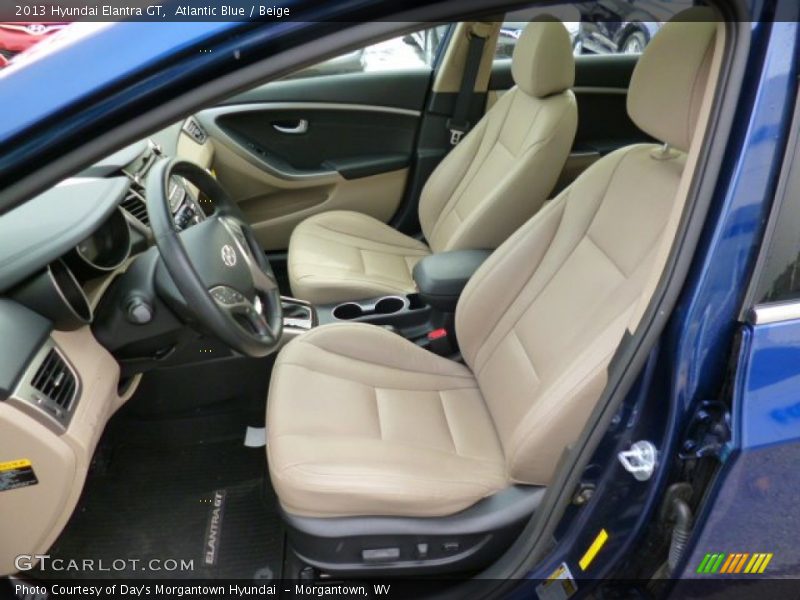 Atlantic Blue / Beige 2013 Hyundai Elantra GT