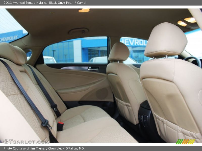Black Onyx Pearl / Camel 2011 Hyundai Sonata Hybrid