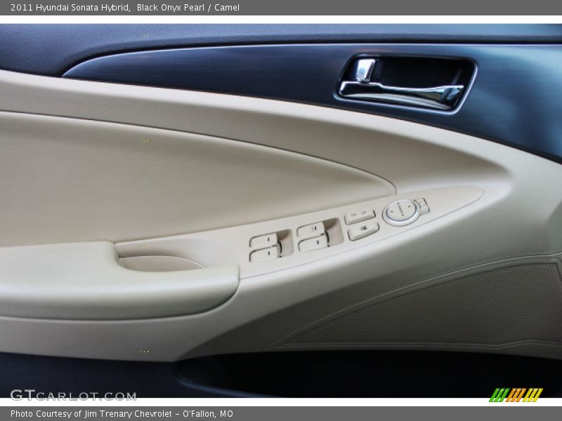 Black Onyx Pearl / Camel 2011 Hyundai Sonata Hybrid