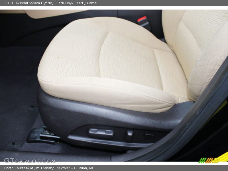 Black Onyx Pearl / Camel 2011 Hyundai Sonata Hybrid