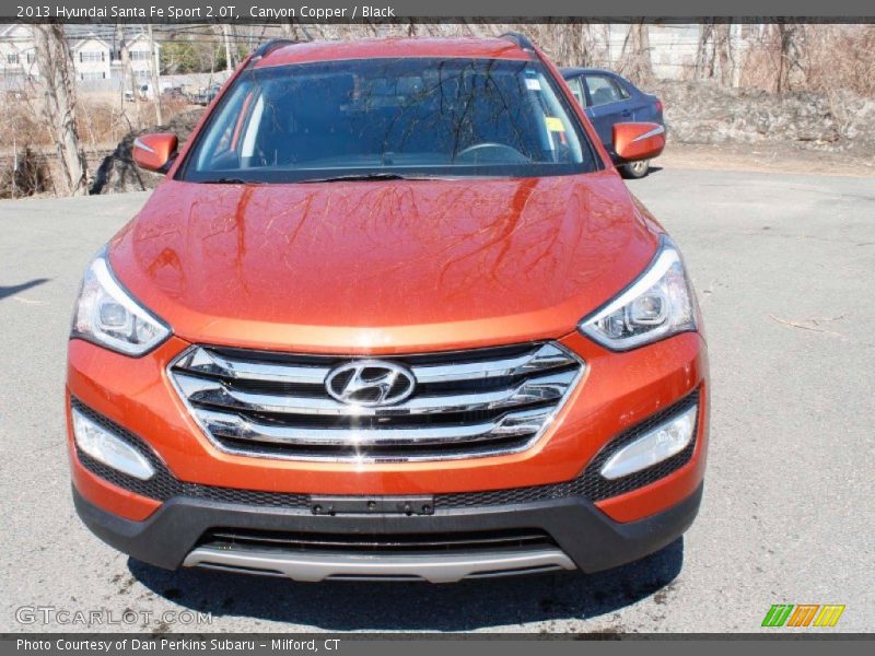 Canyon Copper / Black 2013 Hyundai Santa Fe Sport 2.0T