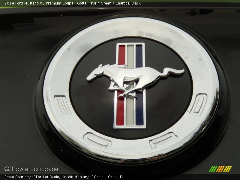 Gotta Have it Green / Charcoal Black 2014 Ford Mustang V6 Premium Coupe