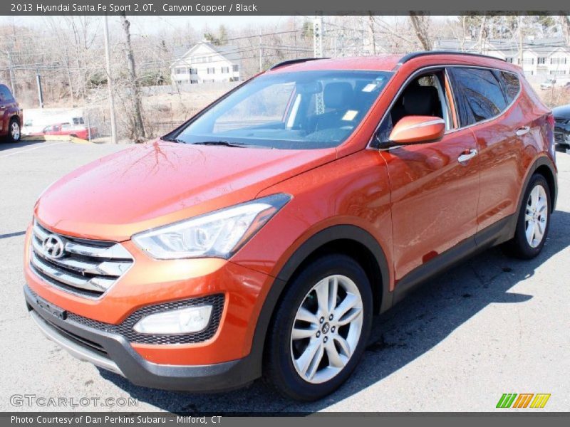 Canyon Copper / Black 2013 Hyundai Santa Fe Sport 2.0T