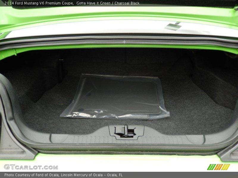Gotta Have it Green / Charcoal Black 2014 Ford Mustang V6 Premium Coupe