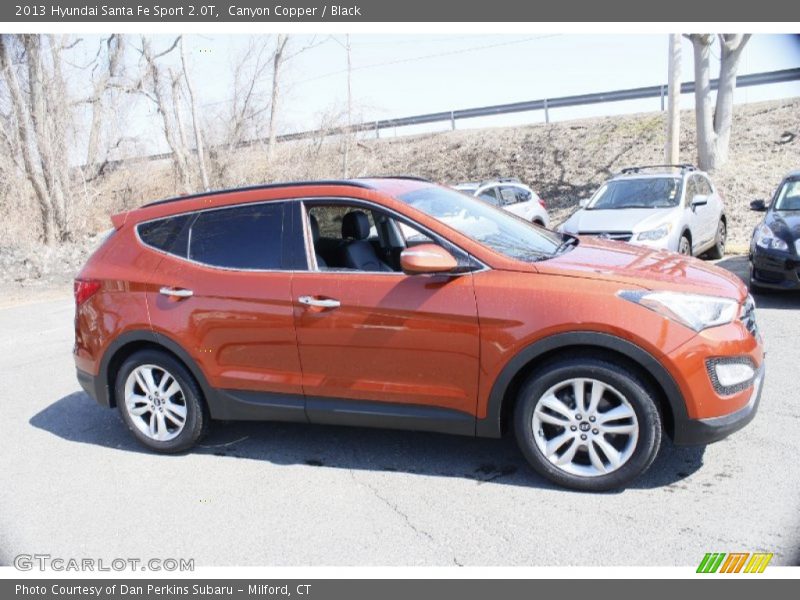Canyon Copper / Black 2013 Hyundai Santa Fe Sport 2.0T