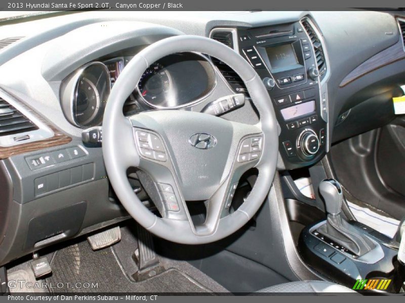 Canyon Copper / Black 2013 Hyundai Santa Fe Sport 2.0T