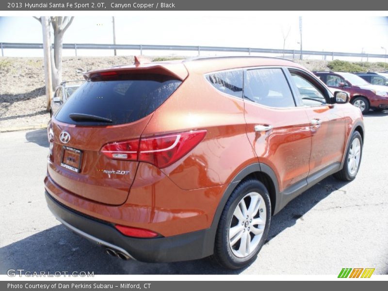 Canyon Copper / Black 2013 Hyundai Santa Fe Sport 2.0T