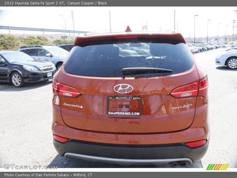 Canyon Copper / Black 2013 Hyundai Santa Fe Sport 2.0T