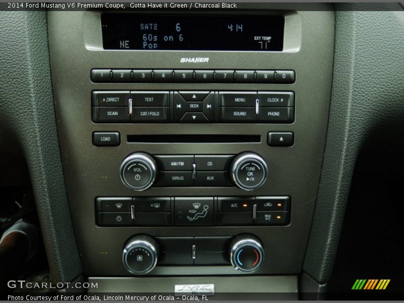 Gotta Have it Green / Charcoal Black 2014 Ford Mustang V6 Premium Coupe