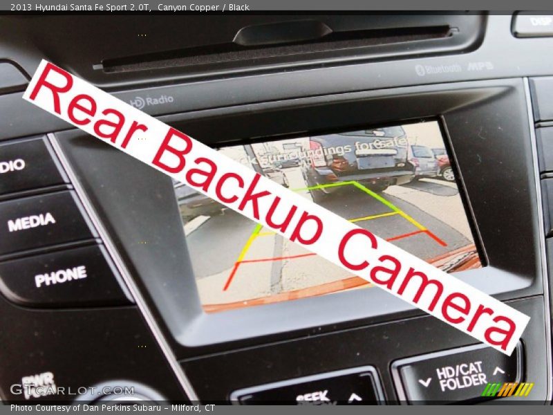 Canyon Copper / Black 2013 Hyundai Santa Fe Sport 2.0T