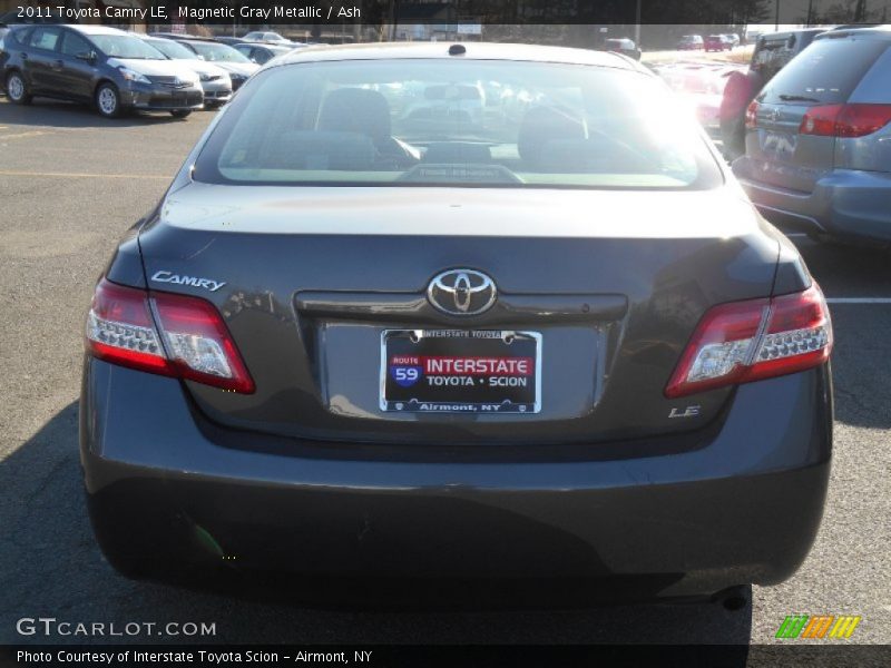 Magnetic Gray Metallic / Ash 2011 Toyota Camry LE