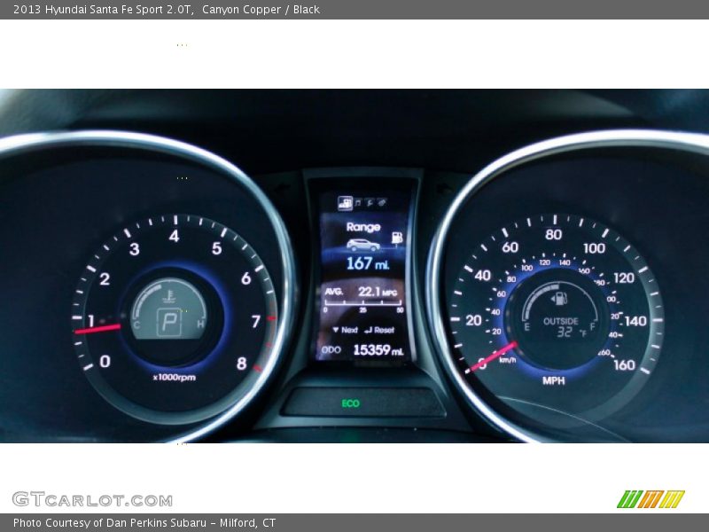 Canyon Copper / Black 2013 Hyundai Santa Fe Sport 2.0T